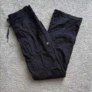 lululemon athletica Black studio pant (lined) size 4
